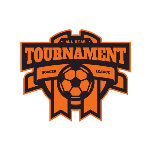 Tournament Soccer league logo template Miniaturansicht