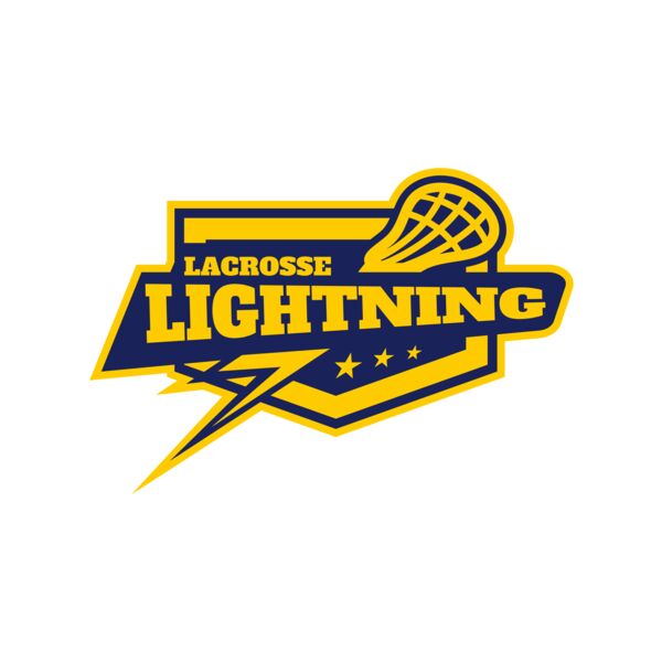 Lightning Lacrosse Logo Template Miniaturansicht