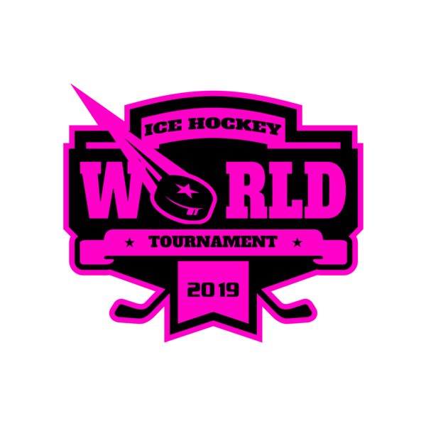 World Ice Hockey Tournament logo template Miniaturansicht