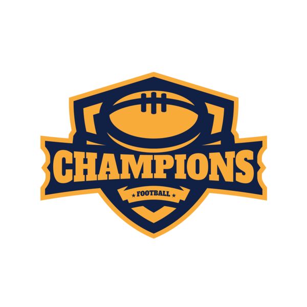 Champions Football logo template Miniaturansicht