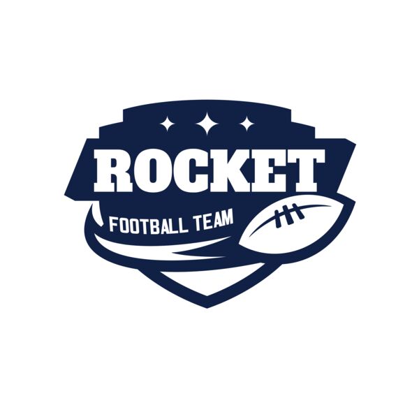 Rocket Football Team logo template Miniaturansicht