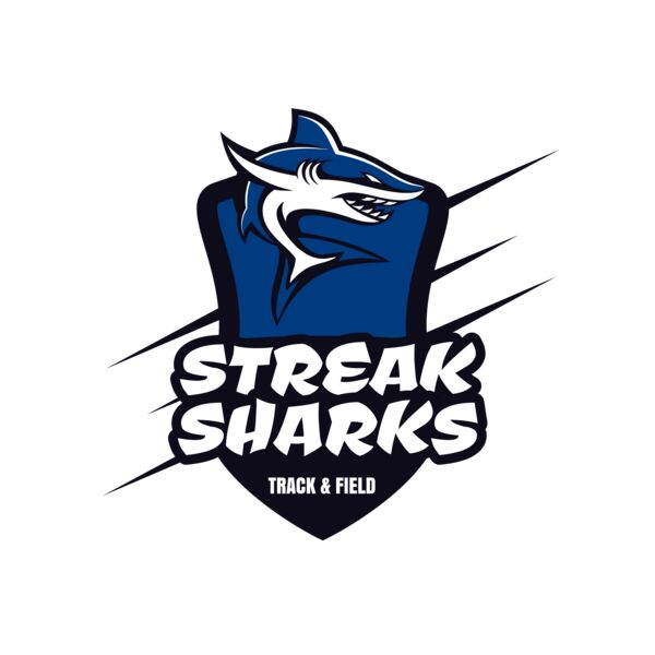 Sharks Track & Field Team Logo 01 Miniaturansicht