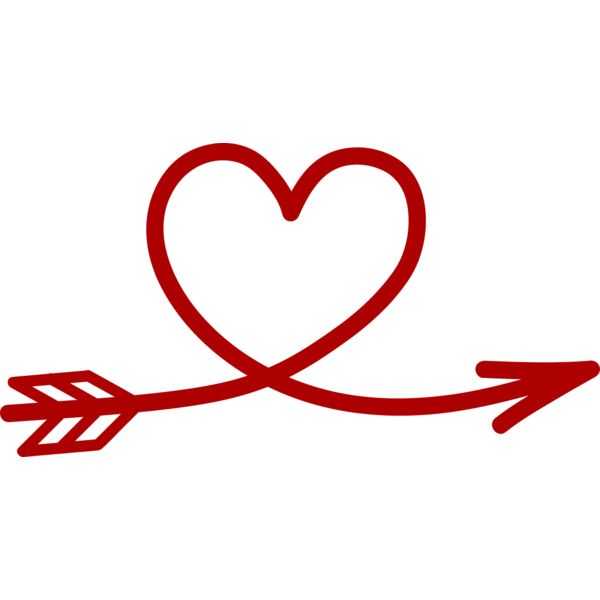 Red heart with arrow Miniaturansicht