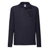 Long Sleeve 65/35 Poloshirt Kids | Fruit of the Loom Miniaturansicht